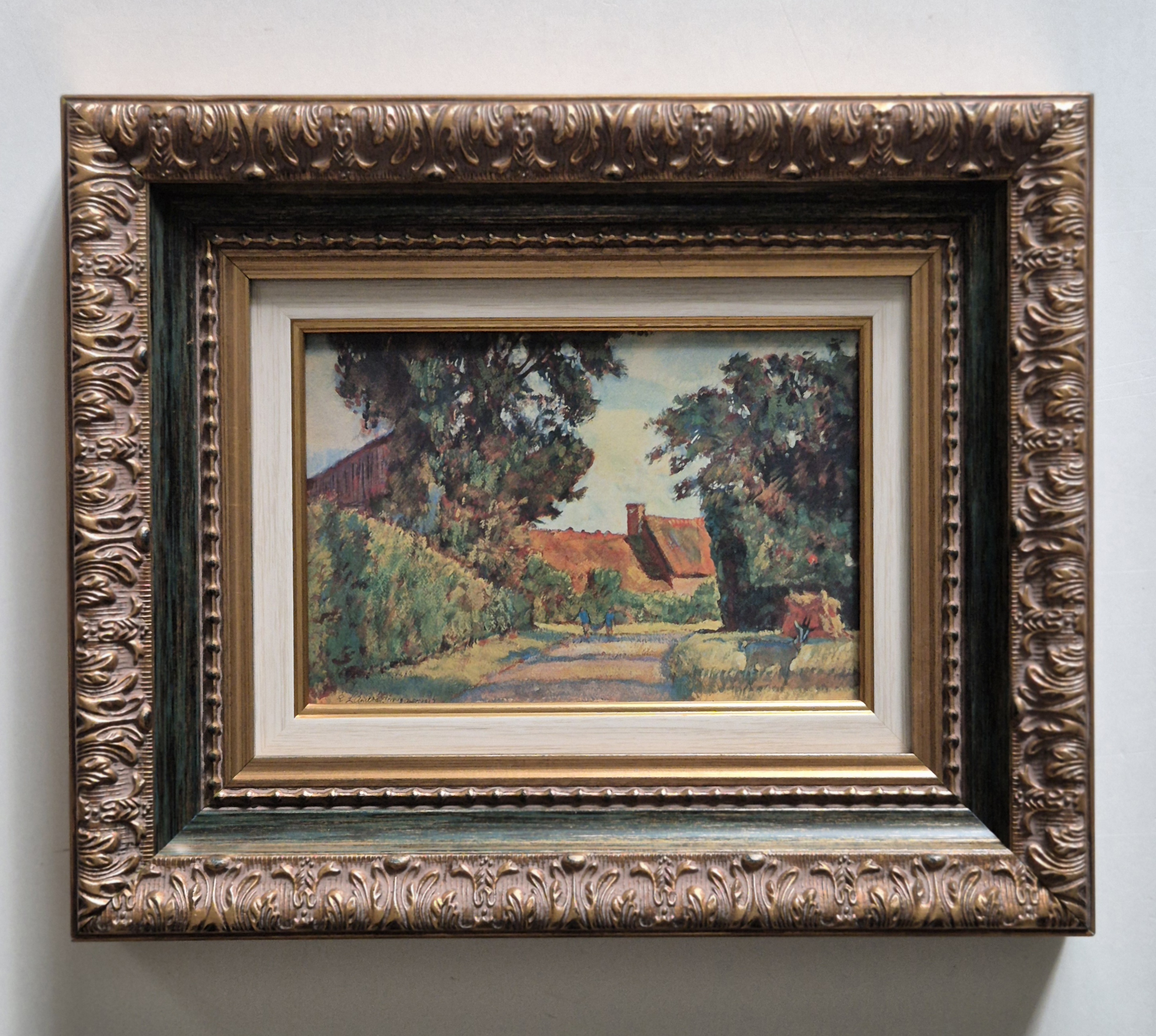 Евгений Лансере "Гранвиль", 1927 (винтажная большеформатная открытка)